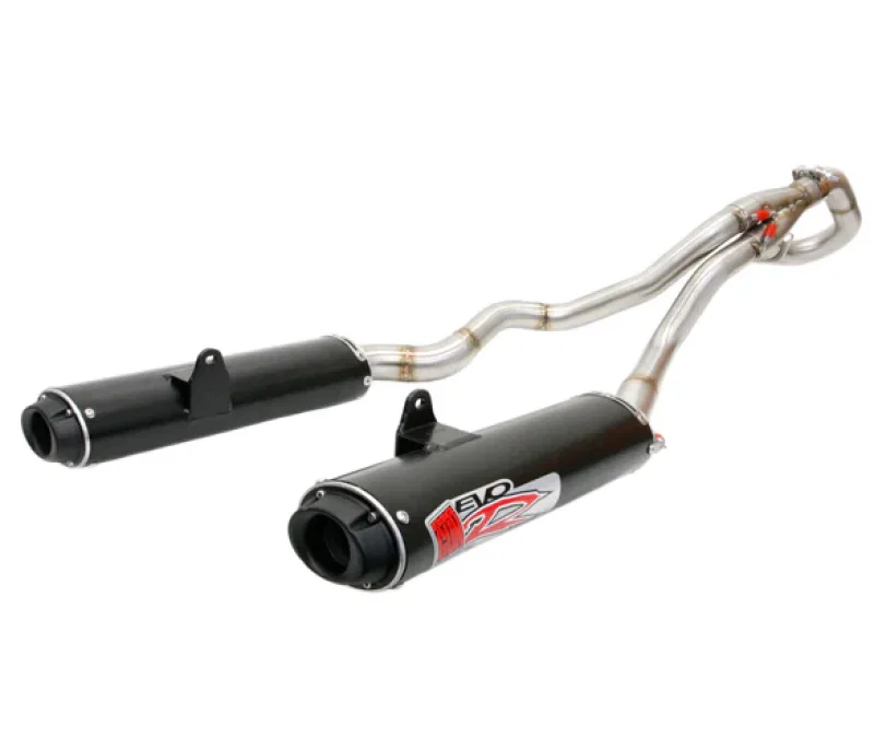 Big Gun 09-3673-BK, 15-24 Yamaha Raptor 700 EVO R Dual Full System Exhaust