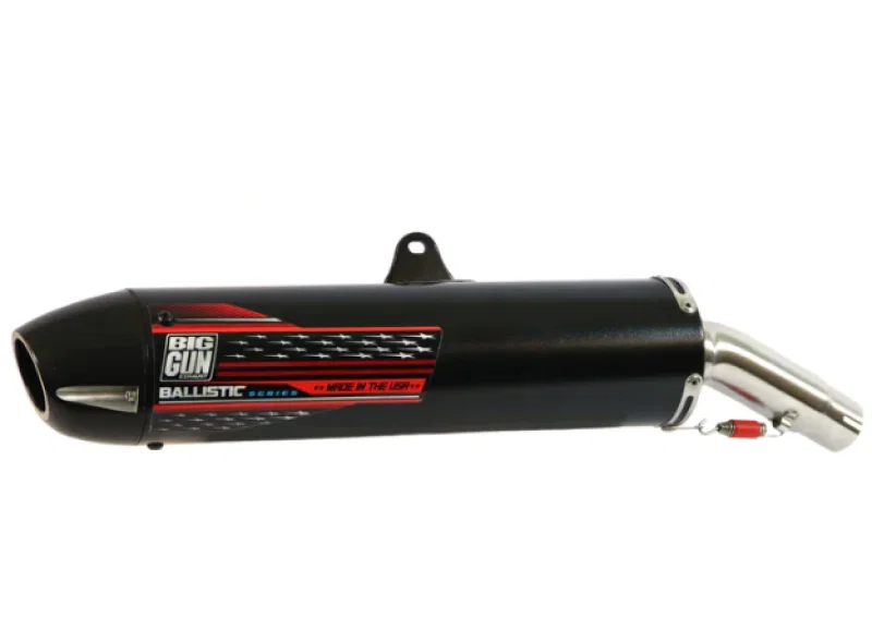 Big Gun 08-1152, 07-14 Kawasaki KFX 450R Ballistic Series Slip On Exhaust