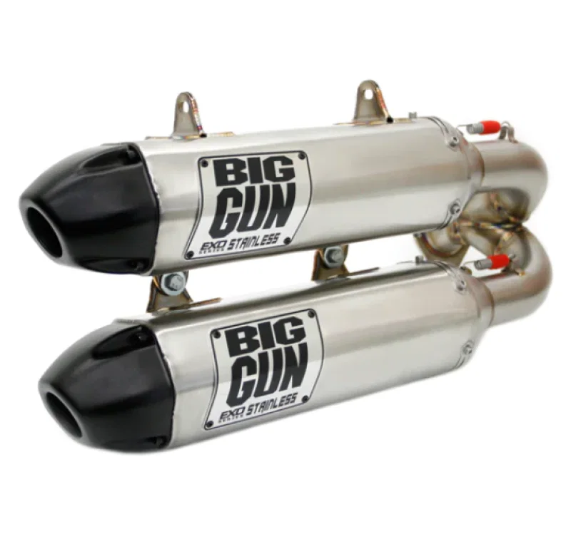 Big Gun 14-7962, 15-23 Polaris RZR XP 1000/RZR XP 4 1000 EXO Stainless Dual Slip On Exhaust