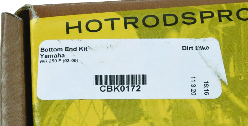 Hot Rods CBK0172, 03-09 Yamaha WR 250 F 250cc Bottom End Kit