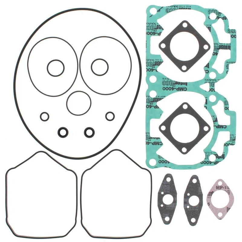 Vertex Pistons 710255, 00-01 Formula Deluxe 700/01-03 Grand Touring 700 Top End Gasket Kit for Ski-Doo