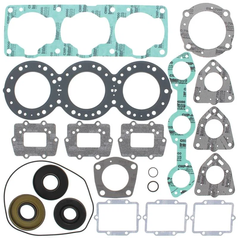 Vertex Pistons 611405, 01-04 JH 1100 Ultra 130/96-03 JH 1100 Zxi Complete Gasket Kit w/ Seals
