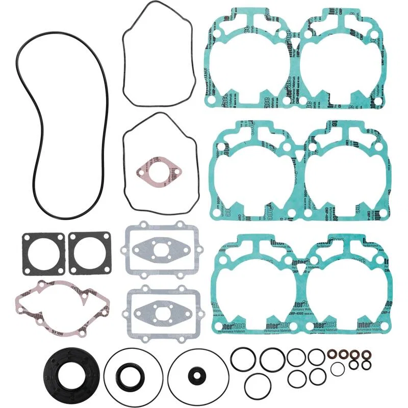 Vertex Pistons 711278, 05-06 Expedition 600 HO SDI/10 Expedition SE 600 HO SDI Complete Gasket Kit w/ Seals for Ski-Doo GSX 600
