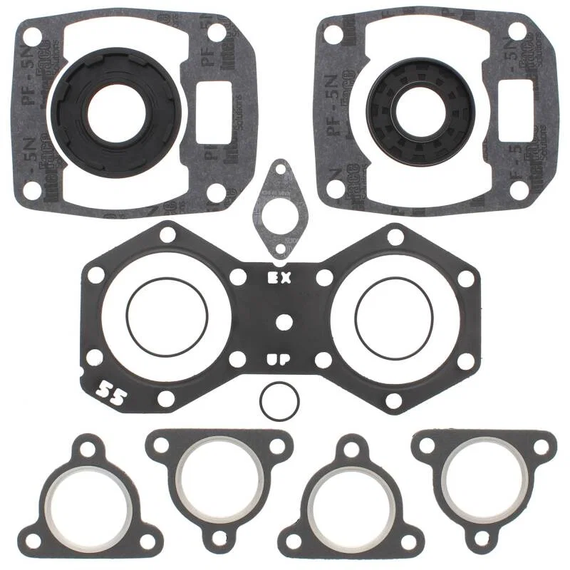 Vertex Pistons 711286, 04-06 550 Classic/2007 550 Edge LX Complete Gasket Kit w/ Seals for Polaris