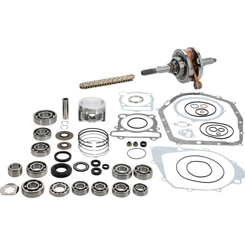 Vertex Pistons WR101-208, 04-13 YFM 350 Raptor/87-04 YFM 350 X Warrior Complete Engine Rebuild Kit for Yamaha