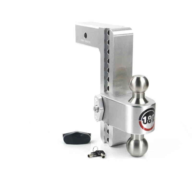 Weigh Safe LTB10-2.5, 180 Hitch 10in Drop Hitch & 2.5in Shank (10K/18.5K GTWR) - Aluminum