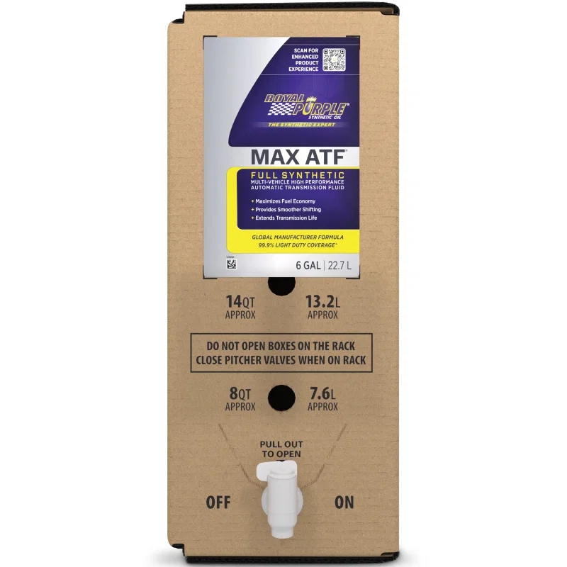 Royal Purple 61320, Max ATF Automatic Transmission Fluid - 6 Gallon Bag-In-Box