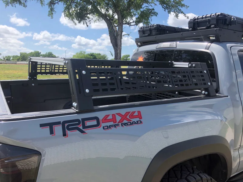 Cali Raised LED CR3693, 05-23 Toyota Tacoma Overland Bed Rack - Long Bed Low Profile Rack