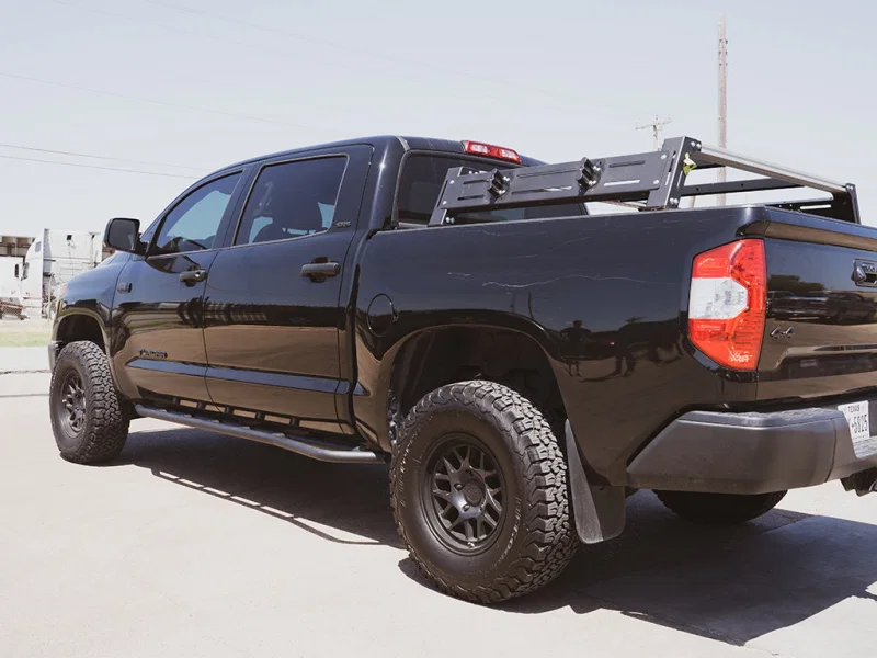 Cali Raised LED CR3711, 14-24 Toyota Tundra Overland Bed Rack - Long Bed Low Profile Rack
