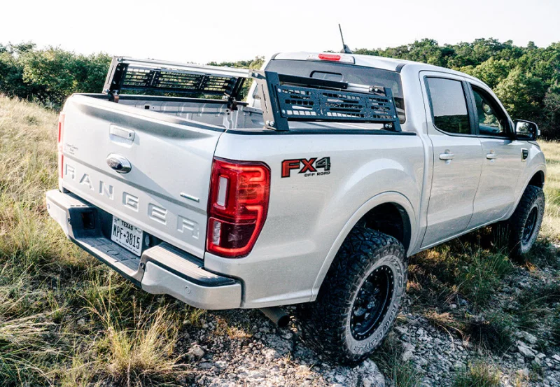 Cali Raised LED CR3723, 19-22 Ford Ranger Overland Bed Rack - Low / Long
