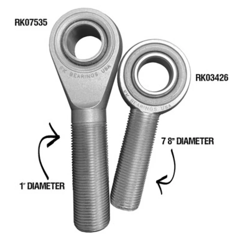 Rock Krawler RK03426K, TJ/LJ Applications Rod End 7/8 Custom Track Bars - Rear Upper
