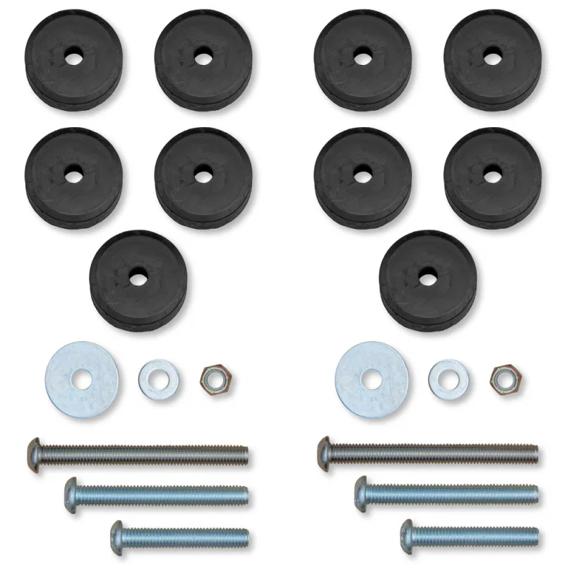 Rock Krawler RK06105, 07-18 Jeep Wrangler JK/JKU / 97-06 Wrangler TJ Stackable Front & Rear Bump Stop Kit