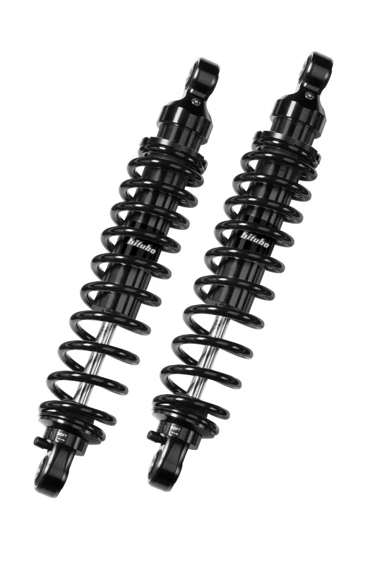Bitubo Suspension H0071WME02V2, WME0 Twinshocks Adjustable: Spring Preload, Rebound, Length 321mm, Dark Edition