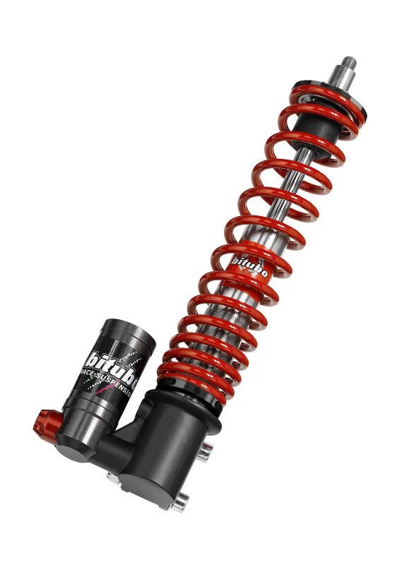 Bitubo Suspension PV012YEV01, YEV0 Monoshocks Front Adjustable: Spring Preload, Compression, Red Spring
