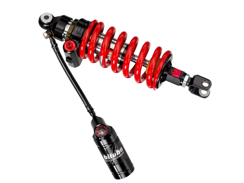 Bitubo Suspension Y0161CLU31V2, CLU3 Monoshock Adjustable: Hydraulic Spring Preload, Reb., Double Comp., Length, Red Spring for Yamaha XTZ07 Tenere 700