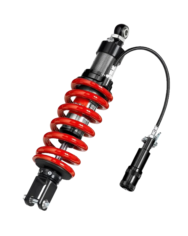 Bitubo Suspension S0097XZE31, XZE3 Monoshocks Adjustable: Hydraulic Spring Preload, Rebound, Length, Red Spring for Suzuki