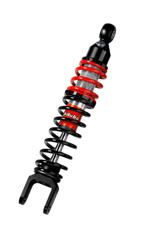 Bitubo Suspension SC006YXB01, YXB0 Monoshock Rear Adjustable: Spring Preload, Red And Black Springs