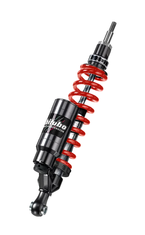 Bitubo Suspension BW032WAT11, WAT1 Monoshock Adjustable: Spring Preload, Rebound, Compression, Length, Red Spring