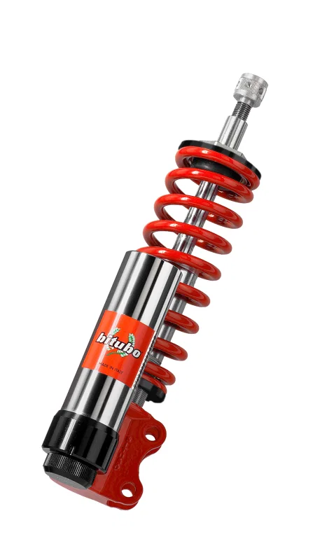 Bitubo Suspension PV035YAT01, YAT0 Monoshocks Front Adjustable: Spring Preload, Rebound, Compression, Red Spring