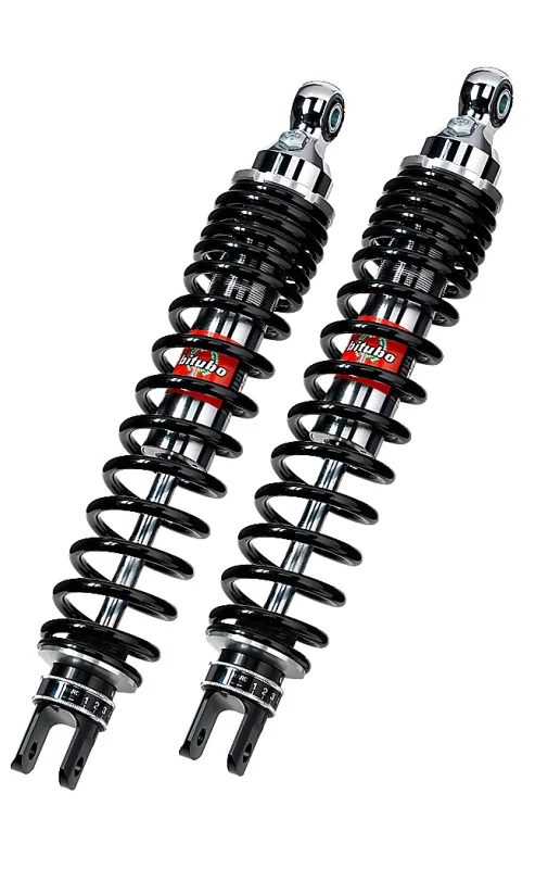 Bitubo Suspension H0111WGE02, WGE0 Twinshocks Adjustable: Spring Preload, Rebound, Black Spring