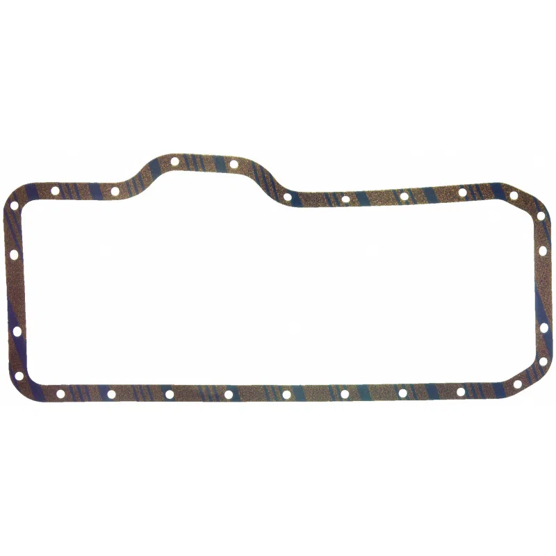 Fel-Pro OS34405, Toyota Supra OS 34405 Engine Oil Pan Gasket Set Blue Stripe cork-rubber