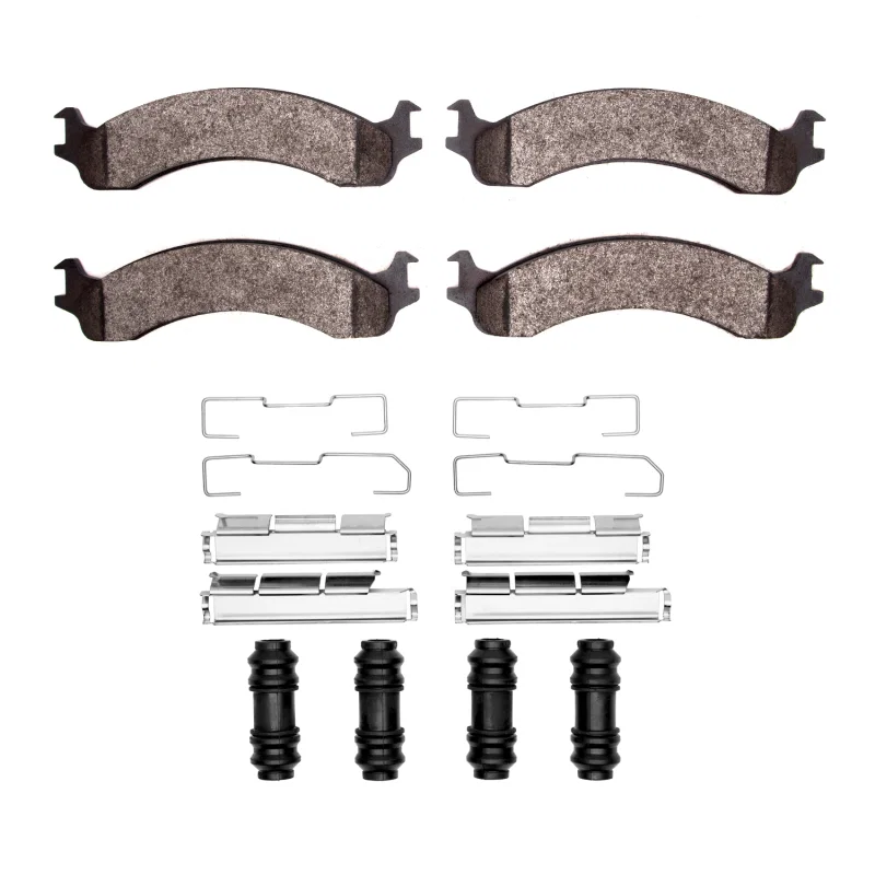 DFC 1400-0821-01, 00-02 Dodge Ram 3500 Front Ultimate Duty Performance Brake Pads and Hardware Kit