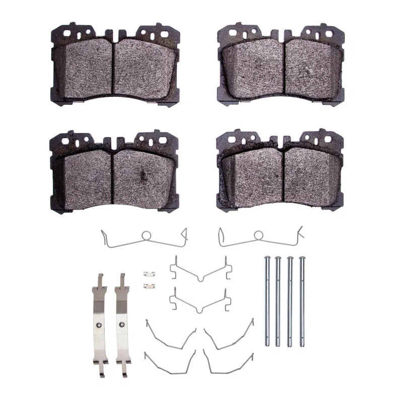 R1 Concepts 2600-1282-01, R1 2007-2025 Lexus LS460 Front R1 Euro Ceramic Pads & Hardware Kit