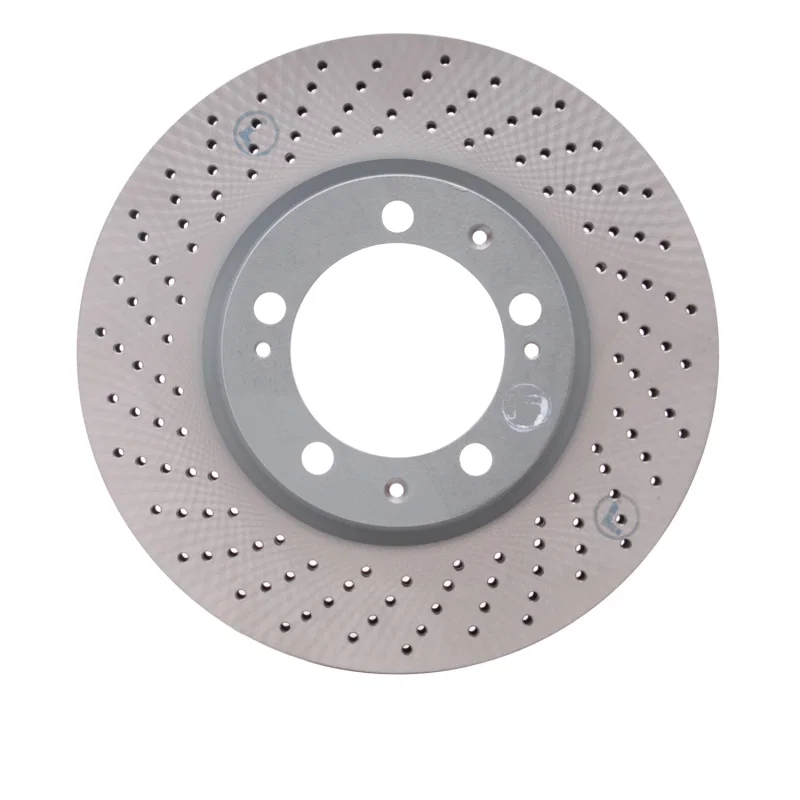 DFC 920-02079, 93-94 Porsche 911 Left Front Drilled Hi-Carbon Alloy Geomet Coated Rotor