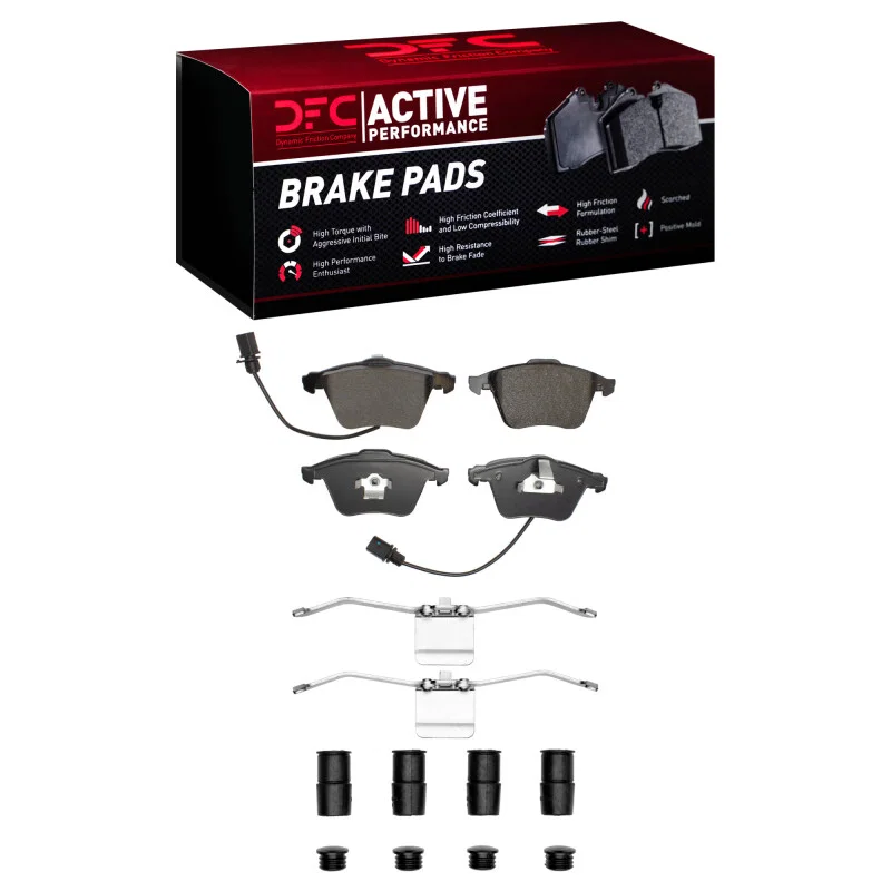 DFC 1115-0915-12, 00-11 Audi A4 Quattro Front Active Performance Pads and Hardware Kit