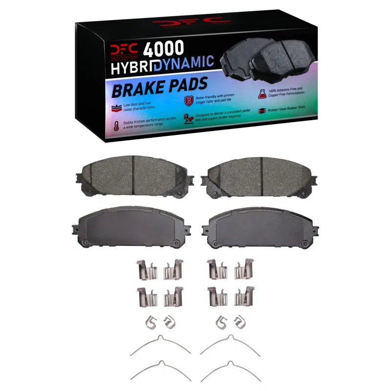 DFC 4000-1324-01, DFC20-24 Toyota Camry Front 4000 HybriDynamic Brake Pads and Hardware Kit