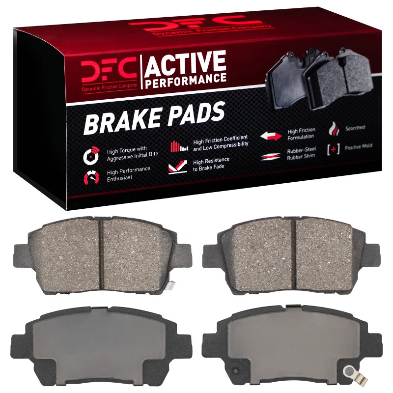 DFC 1115-0822-00, 00-15 FAW F5 (Mexico) Front Active Performance Pads - Low Metallic