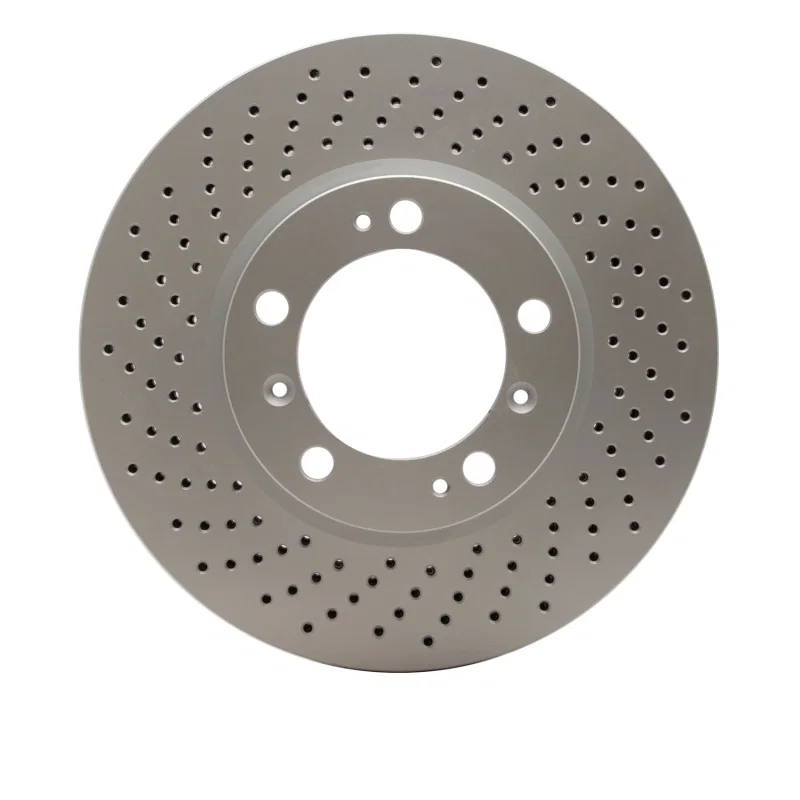 DFC 920-02032D, 98-12 Porsche Cayman Left Front Drilled Hi-Carbon Alloy Geomet Coated Rotor