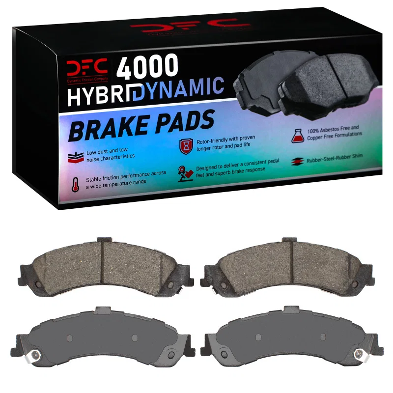DFC 4000-0834-00, 00-06 GMC Yukon XL 1500 Rear 4000 Hybridynamic Brake Pads