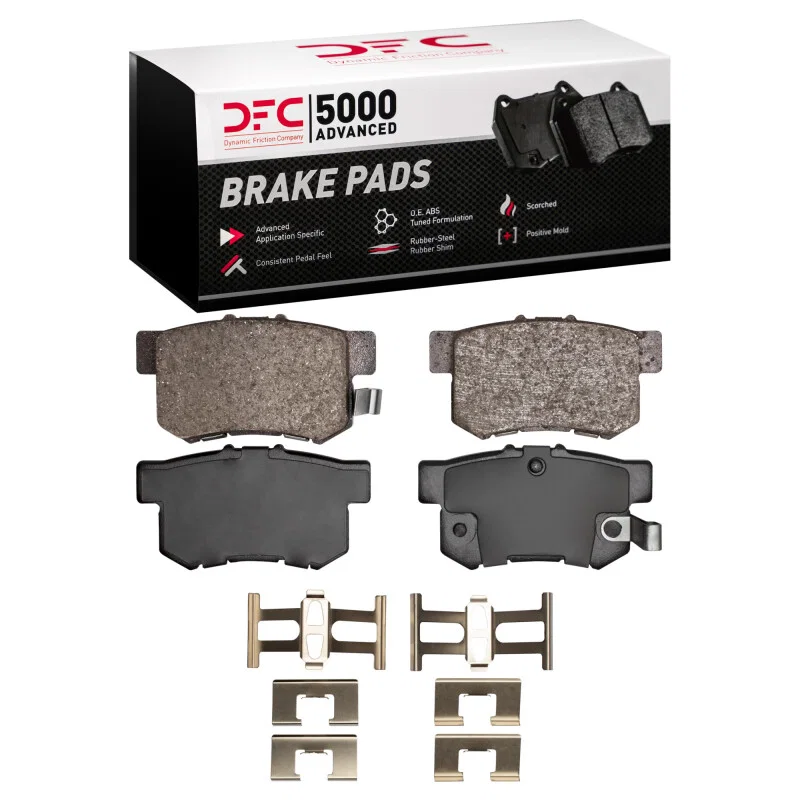 DFC 1551-0537-03, 00-13 Honda S2000 Rear 5000 Advanced Ceramic Brake Pads and Hardware Kit