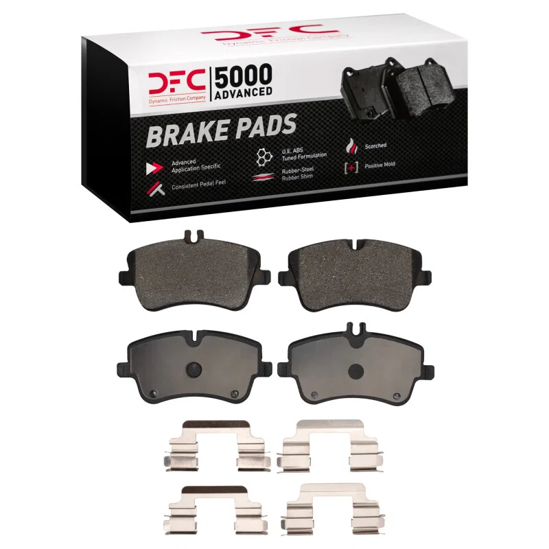 DFC 1551-0872-01, 01-05 Mercedes-Benz C230 Front 5000 Advanced Low Metallic Brake Pads and Hardware Kit