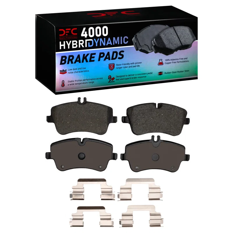 DFC 4000-0872-01, 01-05 Mercedes-Benz C240 Front 4000 HybriDynamic Brake Pads and Hardware Kit