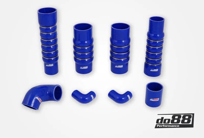 do88 DO88-KIT224B, 00-02 Audi RS4 Quattro 2.7L BiTurbo (B5) Pressure Hoses - Blue