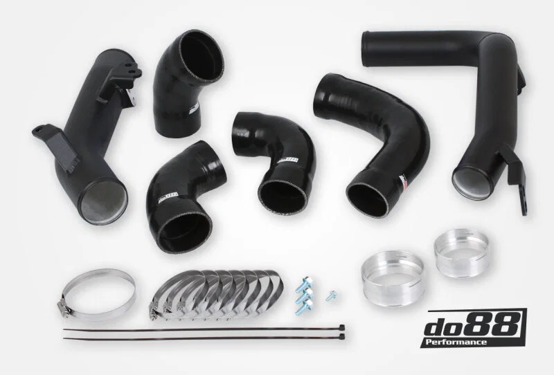 do88 TR-260-PT8-DO88-S, Volvo S60 V60 XC60 V90 S90 XC90 SPA Pressure Pipes T8 Petrol do88 Intercooler Black Hoses