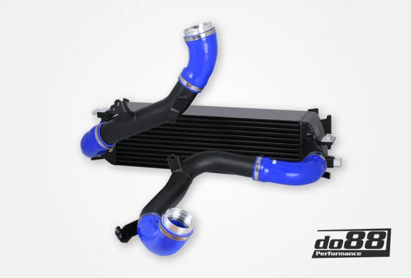do88 BIG-260-D-B, Volvo S60/V60/XC60/V90/S90/XC90 (SPA) Diesel BigPack Intercooler Kit w/Blue Hoses