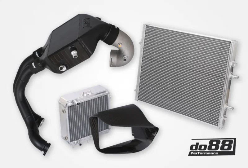 do88 BIG-250-WC-SS, 15-20 BMW M3/M4 (F8X) BigPack Intercooler Kit w/Intercooler + Pipes + Radiators