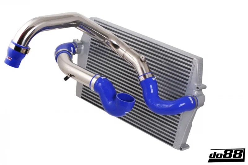 do88 BIG-X70-R-UG, 03-07 Volvo S60/V70 2.0T/2.3T/2.4T (T5) BigPack Intercooler Kit w/Red Hoses