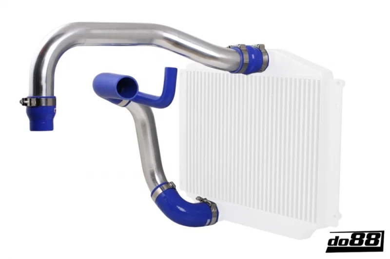 do88 TR-850-B-76, Volvo 850/SVC70 Turbo Pressure Pipes Blue Hoses 76mm Throttle Body