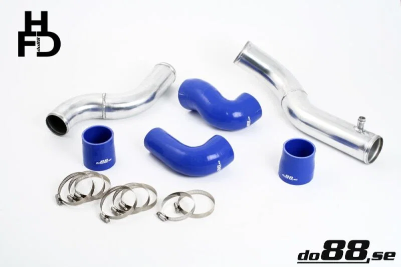 do88 TR-740-B-63, Volvo 7/940 Turbo Top Connection Pipe Kit Blue Hoses standard Throttle Body