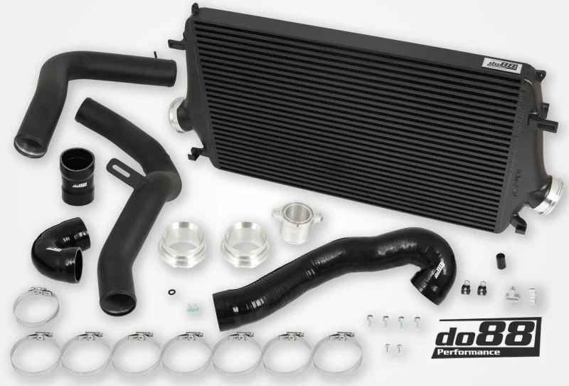 do88 BIG-320-S, 10-11 SAAB NG 9-5 2.0T/Turbo4/Turbo4 BioPower BigPack Intercooler Kit w/Black Hoses