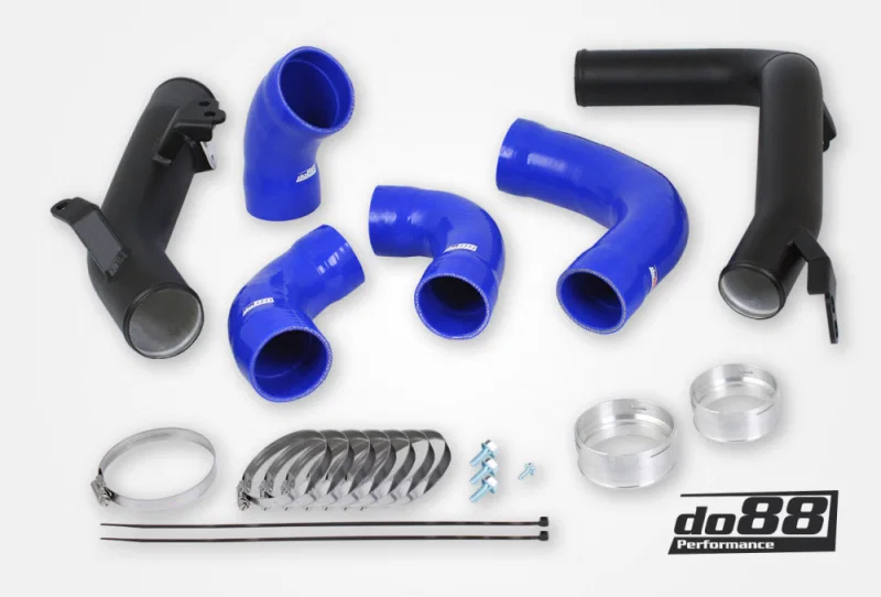 do88 TR-260-PT8-DO88-B, Volvo S60 V60 XC60 V90 S90 XC90 SPA Pressure Pipes T8 Petrol do88 Intercooler Blue Hoses