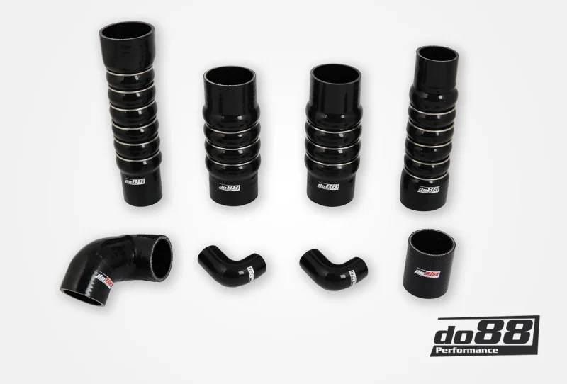 do88 DO88-KIT224S, 00-02 Audi RS4 Quattro 2.7L BiTurbo (B5) Pressure Hoses - Black