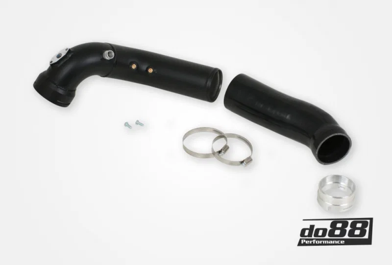 do88 TR-190S, 12-18 BMW 1/2/3/4-Series (F2X/F3X)/15-18 BMW M2 (F87) Pressure Pipe w/Black Hose