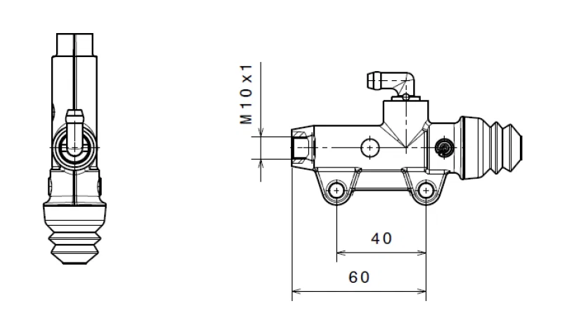 Brembo Powersports 910477601, PS Brake Master Cylinder