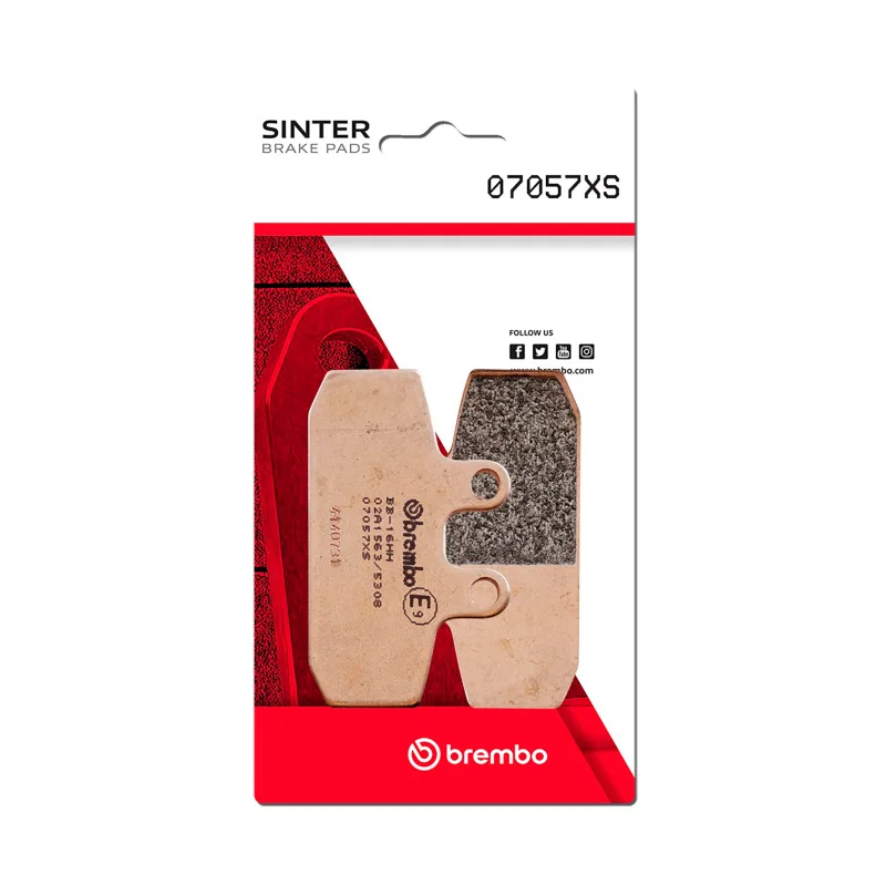 Brembo Powersports 07057XS, 02-05 Aprilia Atlantic Right 500cc Sinter Brake Pad - Front