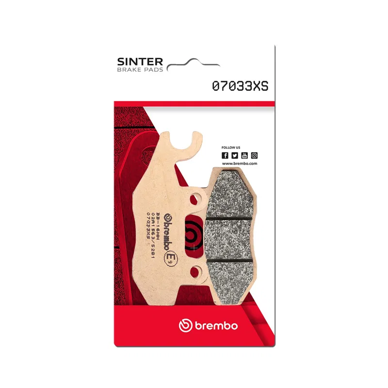 Brembo Powersports 07033XS, 01-06 KYMCO B&W, Dink Sport 250cc Sinter Brake Pad - Front